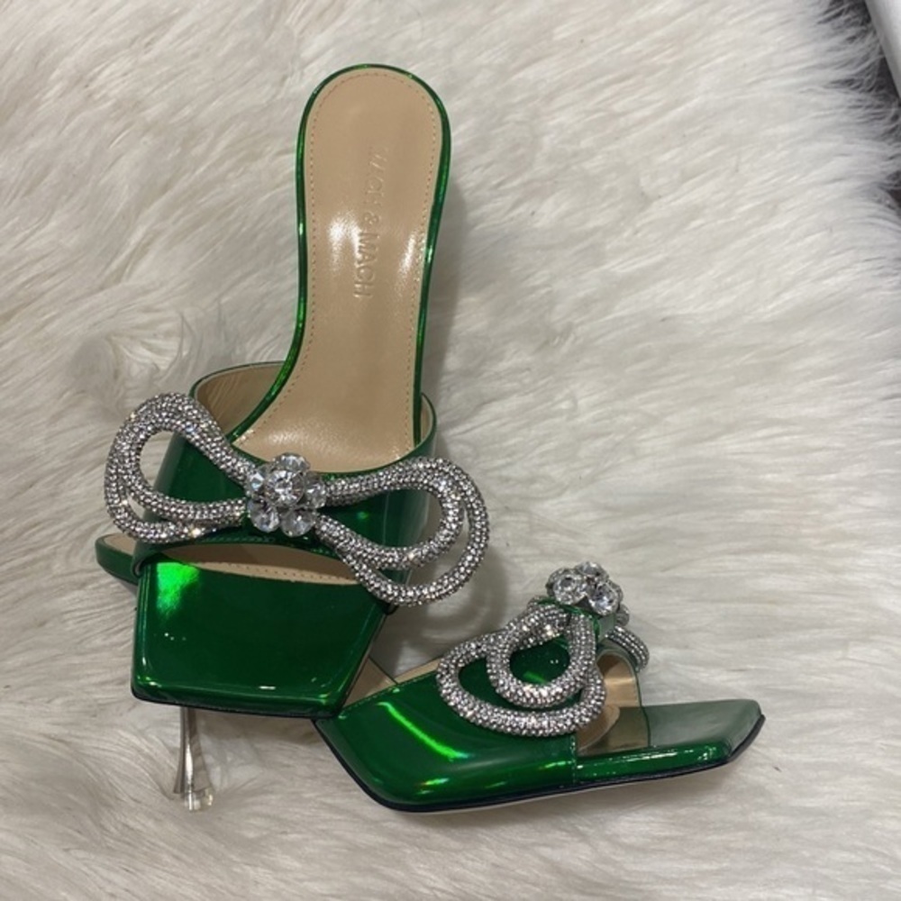 New Mach & Mach Double‎ Bow slide sandal size 36.5EU - Picture 12 of 12